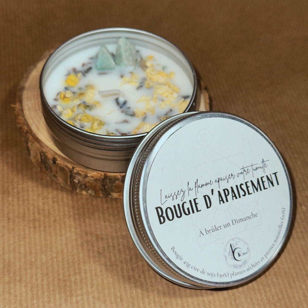 Bougie rituelle d'apaisement