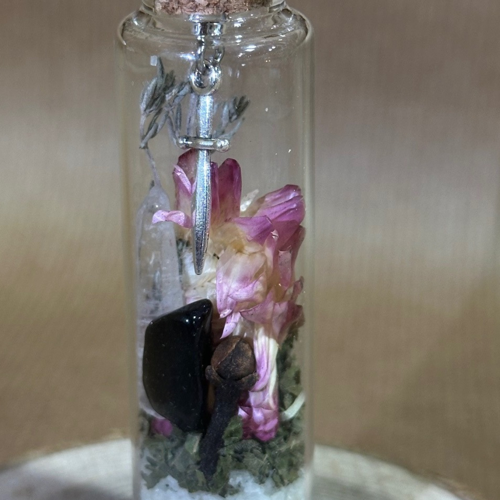 Fiole de protection du foyer