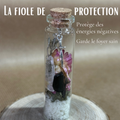 Fiole de protection du foyer